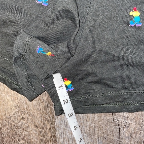 Disney Pride Rainbow Mickey Mouse Gray Shorts size XS - Picture 14 of 14